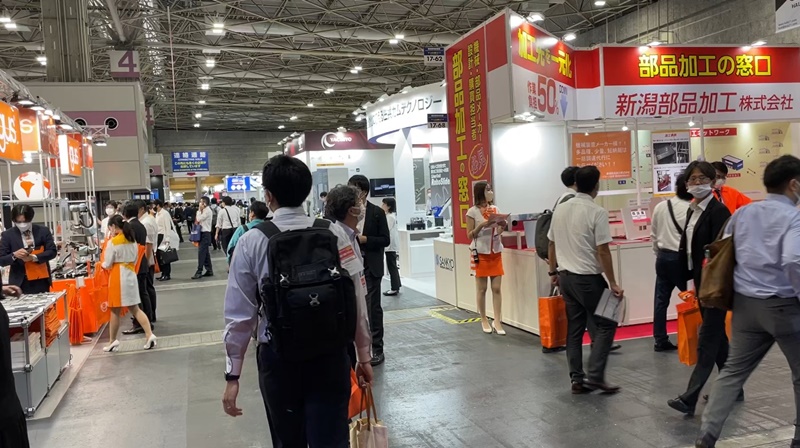 関西ものづくりワールド2022の会場の様子1_展示会営業術