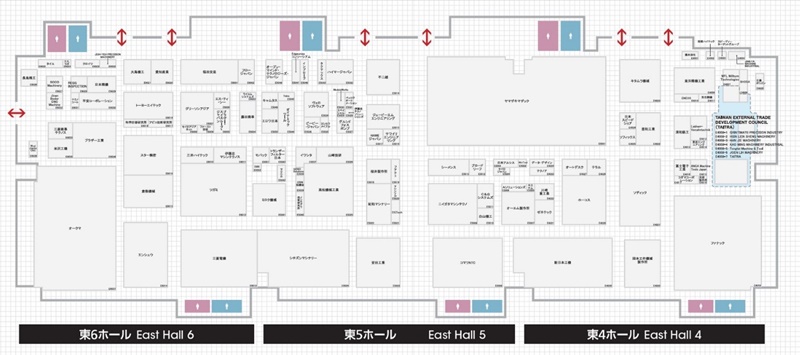 JIMTOF2022会場小間割り5_展示会営業術