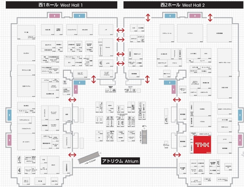 JIMTOF2022会場小間割り_展示会営業術