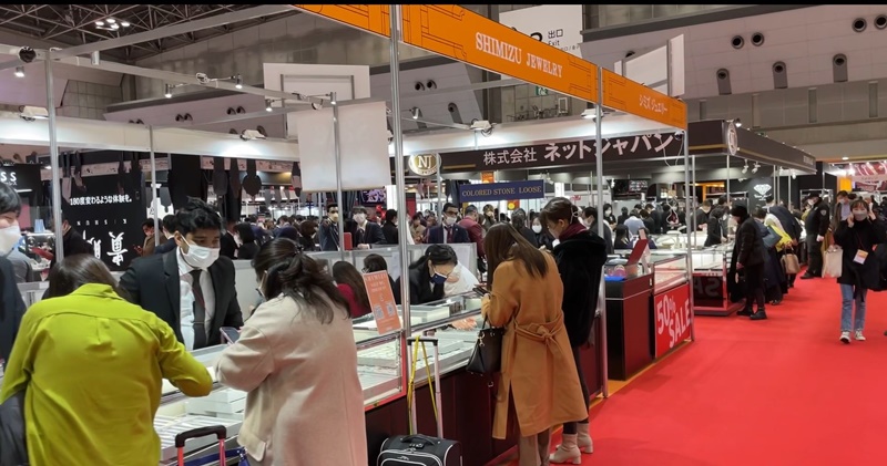 国際宝飾展東京2023の会場の様子3_展示会営業術