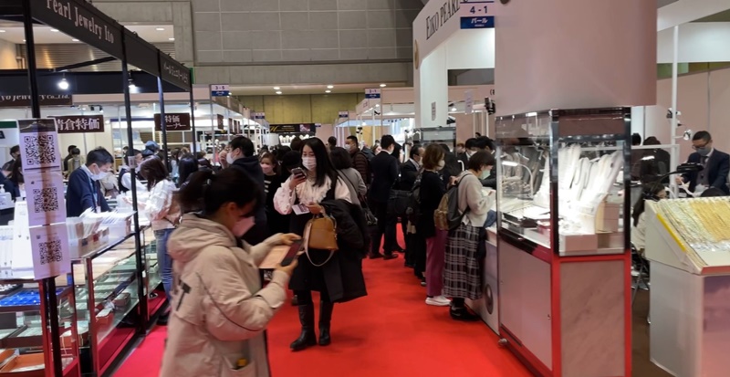 国際宝飾展東京2023の会場の様子2_展示会営業術