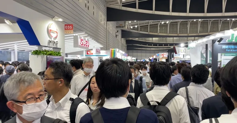 人とクルマのテクノロジー展の会場の様子2_展示会営業術