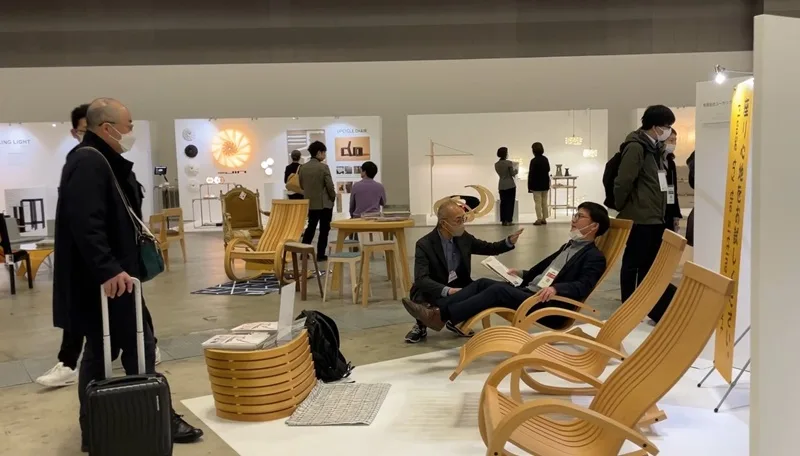 東京国際家具見本市（IFFT）2024（日経メッセ）の会場の様子3_展示会営業術