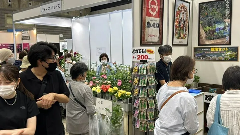 横浜フラワー＆ガーデンフェスティバル2024の会場の様子4_展示会営業術