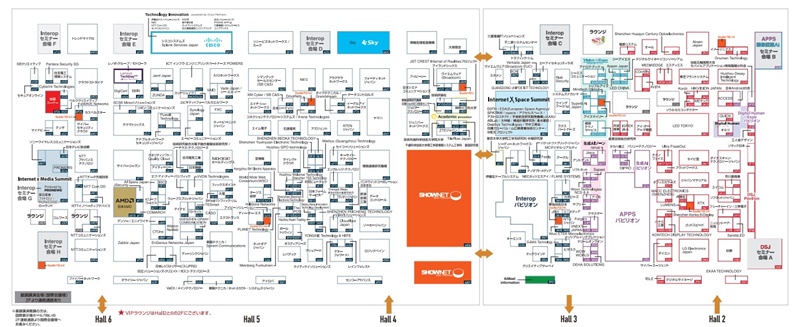 Interop2024の会場小間割り_展示会営業術