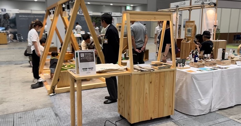 JAPAN ReWOOD（ウッドコレクション）2024の会場の様子2_展示会営業術