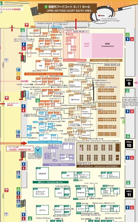 東京ゲームショウ2024の会場小間割り2_展示会営業術