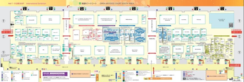 東京ゲームショウ2024の会場小間割り_展示会営業術