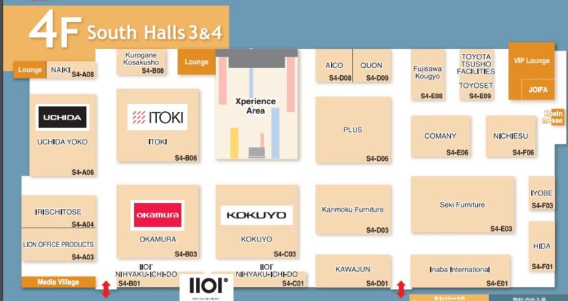 オルガテック東京2025の会場小間割り2_展示会営業術