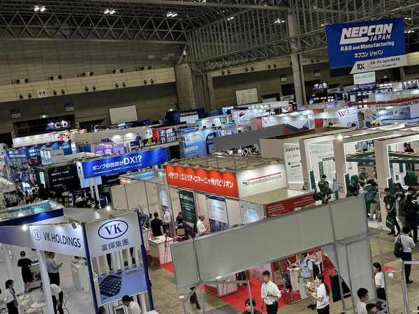 ネプコン、オートモーティブ、ファクトリーイノベーションWeek秋2025の会場の様子_展示会営業術