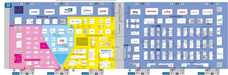 CEATEC2025の会場小間割り_展示会営業術