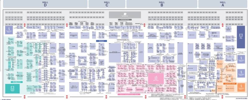 Bio Japan2025の会場小間割り_展示会営業術