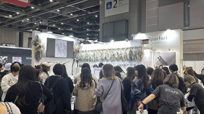 東京ネイルエキスポ2025の会場の様子3_展示会営業術