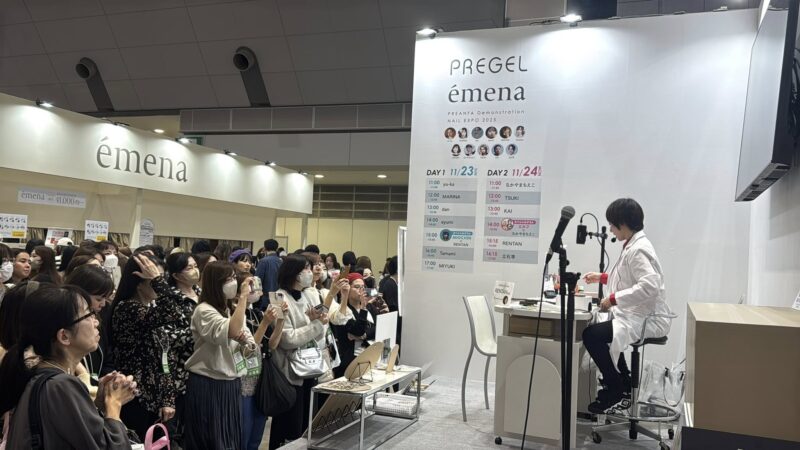 東京ネイルエキスポ2025の会場の様子_展示会営業術