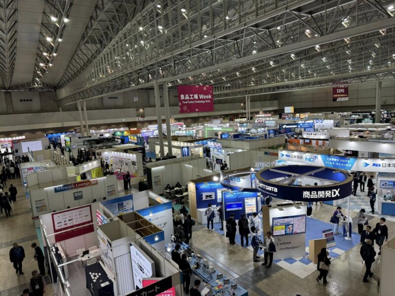 食品工場Week、飲食業界イノベーションWeek、ドリンクジャパン2025の会場の様子_展示会営業術