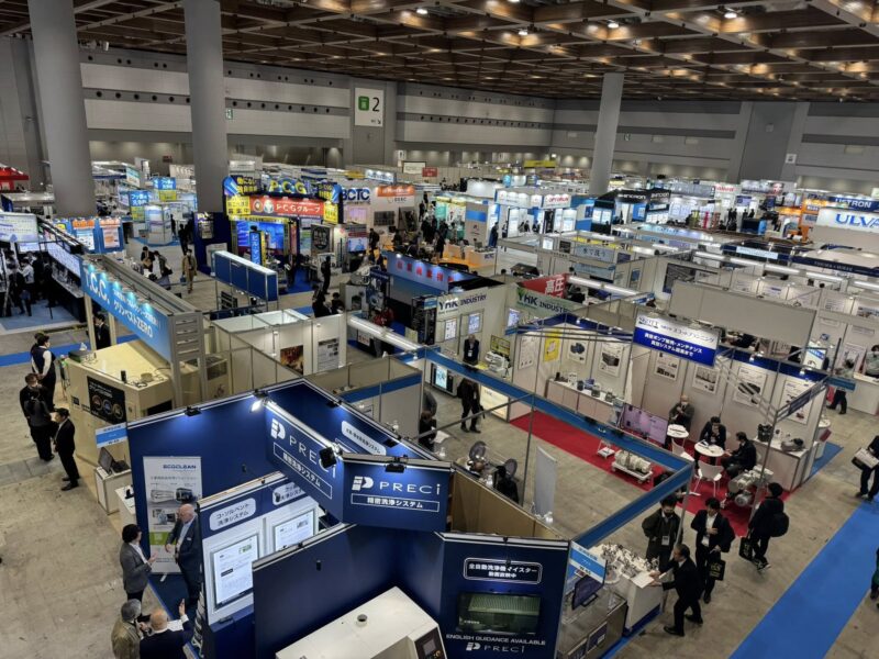 高精度・難加工展・表面改質展・洗浄総合展・バキューム真空展・先端材料技術展・スマートファクトリーJAPAN2025の会場の様子_展示会営業術