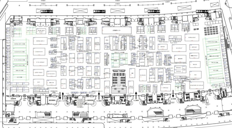 ジャパンゴルフフェア2026の会場小間割り0_展示会営業術