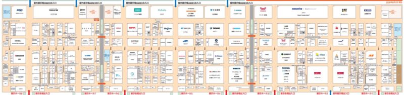 建設・測量展2026の会場小間割り_展示会営業術