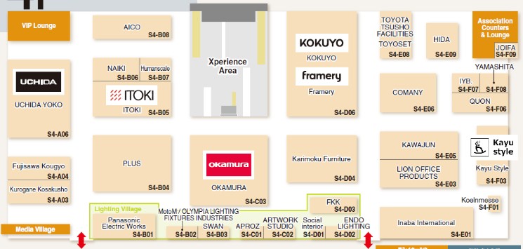 オルガテック2026の会場小間割2_展示会営業術