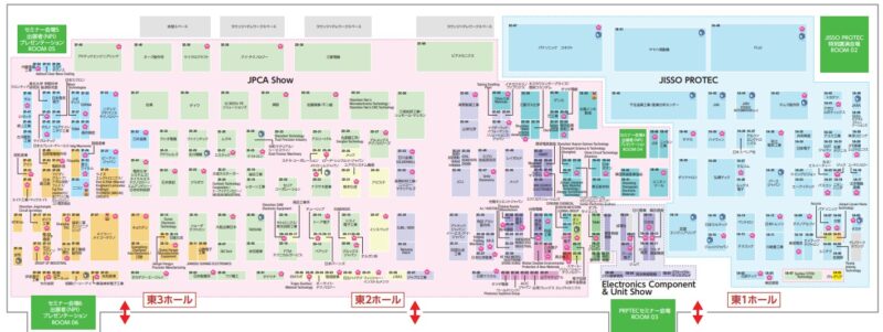 電子機器トータルソリューション展2026の会場の小間割り_展示会営業術 (2)