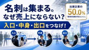 展示会は一気通貫！_展示会営業術