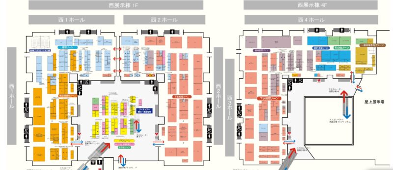 下水道展2026の会場小間割り_展示会営業術