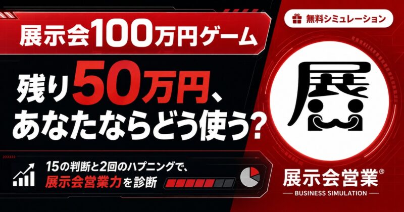 展示会100万円ゲーム